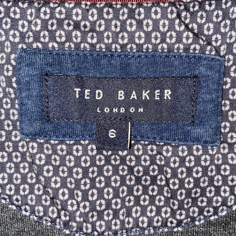TED BAKER London Navy Blue Valerio Sweater Half Zip Pullover Size Small - Picture 3 of 15